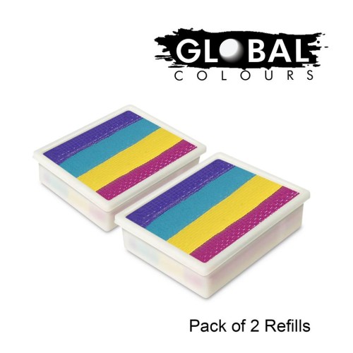 Global Colours Refill Pack of 2 Ibiza (2 PACK Ibiza)